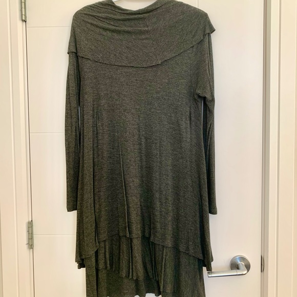 Kensie Charcoal Tunic Dress - Picture 2 of 2